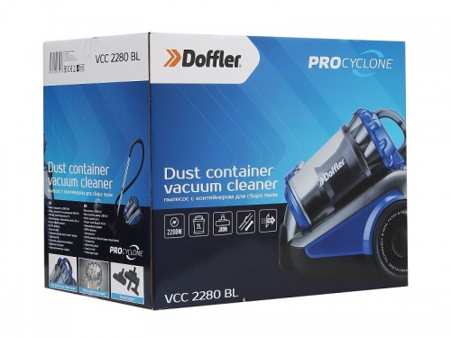 Купить  пылесос doffler vcc-2280 bl в интернет-магазине Айсберг техники в Орске! фото 7