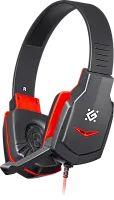 Купить  наушники defender  warhead g-320 black+red, 1.8м кабель (64033) в интернет-магазине iceteh.ru в Орске, Новотроицке, Гае, Домбаровском, Ясном, Адамовке, Кваркено!