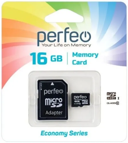 Купить  карта памяти perfeo microsd 16 gb high-capacity (class 10) economy series в интернет-магазине iceteh.ru в Орске, Новотроицке, Гае, Домбаровском, Ясном, Адамовке, Кваркено!