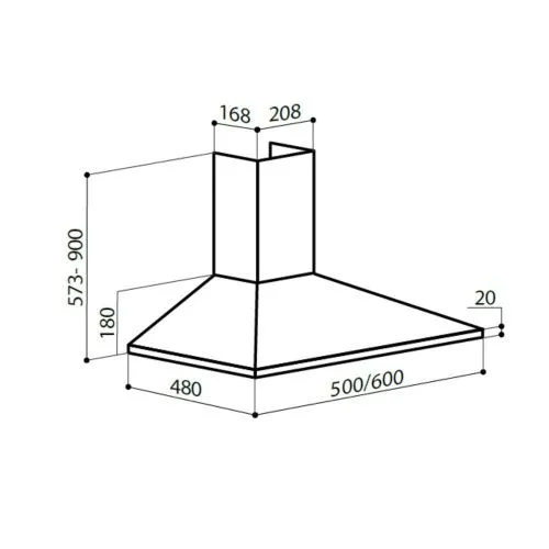 Купить  вытяжка lex basic 500 black в интернет-магазине iceteh.ru в Орске, Новотроицке, Гае, Домбаровском, Ясном, Адамовке, Кваркено! фото 2