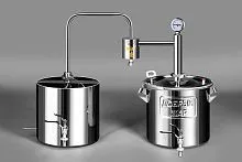 Купить  самогонный аппарат добрый жар дачный 25л. с сухопарником (дистиллятор) в интернет-магазине iceteh.ru в Орске, Новотроицке, Гае, Домбаровском, Ясном, Адамовке, Кваркено!