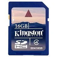 Купить  карта памяти sd card 16gb kingston sdhc class 4 (sd4/16gb) в интернет-магазине iceteh.ru в Орске, Новотроицке, Гае, Домбаровском, Ясном, Адамовке, Кваркено!