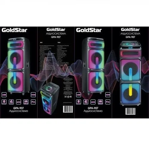 Купить  портативная аудиосистема  goldstar gpa-907 в интернет-магазине iceteh.ru в Орске, Новотроицке, Гае, Домбаровском, Ясном, Адамовке, Кваркено!