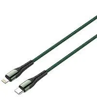 Купить  соединительные шнуры ldnio lc111/ usb кабель pd: type-c--lightning/ 1m/ 30w/ медь: 110 жил/ нейлоновая оплетка/ green (ld-b4527) в интернет-магазине iceteh.ru в Орске, Новотроицке, Гае, Домбаровском, Ясном, Адамовке, Кваркено!