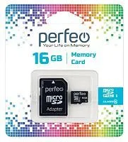 Купить  карта памяти perfeo microsd 16 gb high-capacity (class 10) в интернет-магазине iceteh.ru в Орске, Новотроицке, Гае, Домбаровском, Ясном, Адамовке, Кваркено!