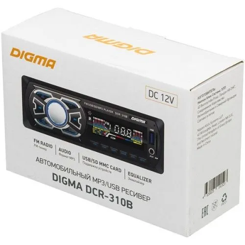 Купить  автомагнитола digma dcr-310 b в интернет-магазине iceteh.ru в Орске, Новотроицке, Гае, Домбаровском, Ясном, Адамовке, Кваркено! фото 3