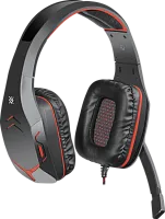 Купить  наушники defender excidium red+black , кабель 2,2 м игровые (64540) в интернет-магазине iceteh.ru в Орске, Новотроицке, Гае, Домбаровском, Ясном, Адамовке, Кваркено!
