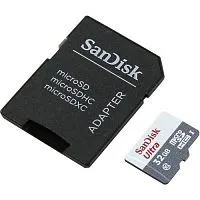 Купить  карта памяти sd-micro 32gb sandisk ultra  sdhc uhs-i class 10 +adapter (sdsquns-032g-gn3ma) в интернет-магазине iceteh.ru в Орске, Новотроицке, Гае, Домбаровском, Ясном, Адамовке, Кваркено!