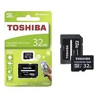 Купить  карта памяти sd-micro 32gb toshiba thn-m203k0320ea m203  class 10 +adapter в интернет-магазине iceteh.ru в Орске, Новотроицке, Гае, Домбаровском, Ясном, Адамовке, Кваркено!