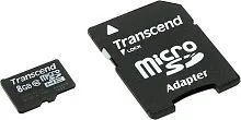 Купить  карта памяти sd-micro 8gb transcend ts8gusdhc10  class 10 +adapter в интернет-магазине iceteh.ru в Орске, Новотроицке, Гае, Домбаровском, Ясном, Адамовке, Кваркено!