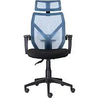 Купить  кресло протон м-711 астон pl lf 604-07/lf-604-07/lf-2029-01 голубой/черный в интернет-магазине iceteh.ru в Орске, Новотроицке, Гае, Домбаровском, Ясном, Адамовке, Кваркено!