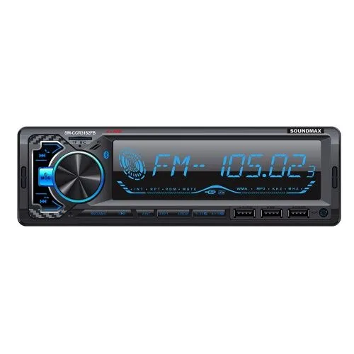 Купить  автомагнитола soundmax sm-ccr 3182 fb (black) rgb в интернет-магазине iceteh.ru в Орске, Новотроицке, Гае, Домбаровском, Ясном, Адамовке, Кваркено!