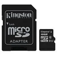 Купить  карта памяти sd-micro 16gb kingston sdhc class 10 +adapter (sdc10g2/16gb) в интернет-магазине iceteh.ru в Орске, Новотроицке, Гае, Домбаровском, Ясном, Адамовке, Кваркено!