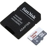Купить  карта памяти sd-micro 16gb sandisk ultra  sdhc uhs-i class 10 +adapter (sdsquns-016g-gn3ma) в интернет-магазине iceteh.ru в Орске, Новотроицке, Гае, Домбаровском, Ясном, Адамовке, Кваркено!