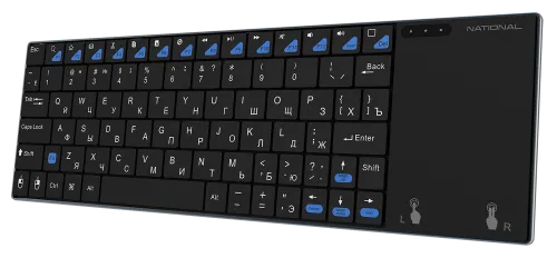 Купить  клавиатура national btk-300 беспроводная клавиатура для smarttv в интернет-магазине iceteh.ru в Орске, Новотроицке, Гае, Домбаровском, Ясном, Адамовке, Кваркено!