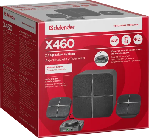 Купить  колонки defender 2.1 x460 в интернет-магазине iceteh.ru в Орске, Новотроицке, Гае, Домбаровском, Ясном, Адамовке, Кваркено! фото 2