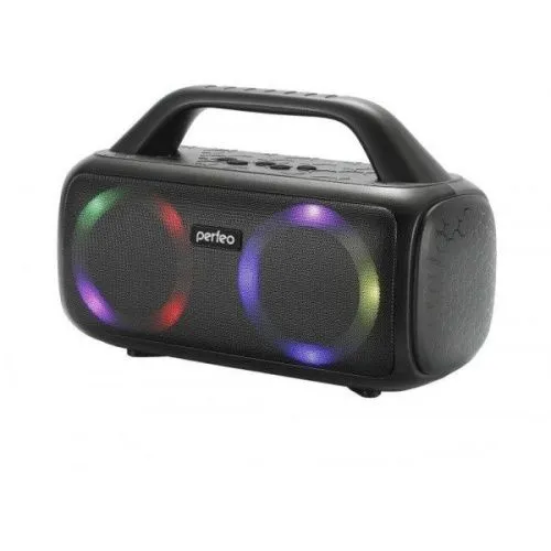 Купить  портативная аудиосистема  perfeo "hexagon" 50w, mp3 usb/tf, aux, fm, voice assistant, hands free, tws черная в интернет-магазине iceteh.ru в Орске, Новотроицке, Гае, Домбаровском, Ясном, Адамовке, Кваркено!