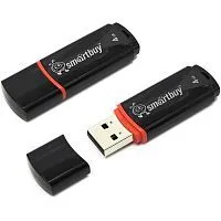 Купить  flash usb 2.0 flash smart buy  4gb crown black в интернет-магазине iceteh.ru в Орске, Новотроицке, Гае, Домбаровском, Ясном, Адамовке, Кваркено!