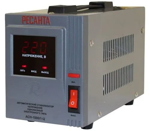 Купить  стабилизатор напряжения ресанта асн-1500/1-ц в интернет-магазине iceteh.ru в Орске, Новотроицке, Гае, Домбаровском, Ясном, Адамовке, Кваркено!