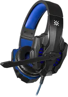 Купить  наушники defender  warhead g-390 black+blue, 1.8м кабель (64038) в интернет-магазине iceteh.ru в Орске, Новотроицке, Гае, Домбаровском, Ясном, Адамовке, Кваркено!