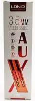 Купить  соединительные шнуры ldnio ls-y01/ aux аудио кабель/3.5 mm jack - 3.5 mm jack/ 1m/ позолоченные контакты/ red (ld-b4535) в интернет-магазине iceteh.ru в Орске, Новотроицке, Гае, Домбаровском, Ясном, Адамовке, Кваркено!