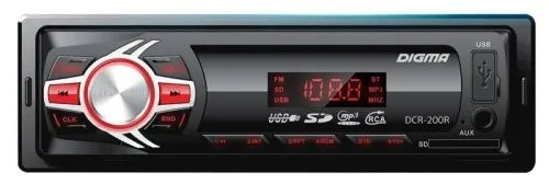 Купить  автомагнитола digma dcr-200 r в интернет-магазине iceteh.ru в Орске, Новотроицке, Гае, Домбаровском, Ясном, Адамовке, Кваркено!