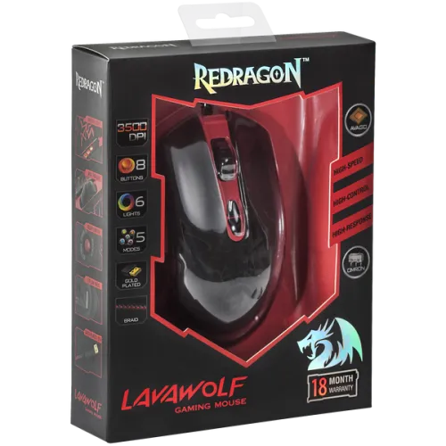 Купить  мышь redragon lavawolf в интернет-магазине iceteh.ru в Орске, Новотроицке, Гае, Домбаровском, Ясном, Адамовке, Кваркено! фото 6