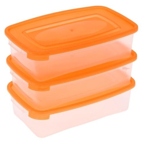 Купить  посуда свч набор контейнеров каскад для свч 3шт 0.7л в интернет-магазине Айсберг техники в Орске! фото 2