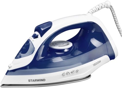 Купить  утюг starwind sir 2044 темно-синий/белый в интернет-магазине Айсберг техники в Орске!