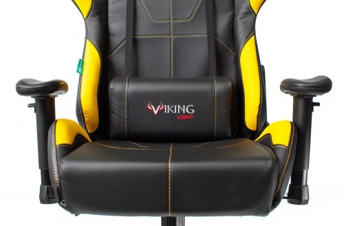 Купить  кресло zombie viking 5 aero черный/желтый искусственная кожа с подголов. крестовина пластик viking 5 aero yellow в интернет-магазине Айсберг техники в Орске! фото 6