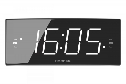 Купить  радио,часы,приемник harper hclk-2050 white led в интернет-магазине Айсберг техники в Орске! фото 2