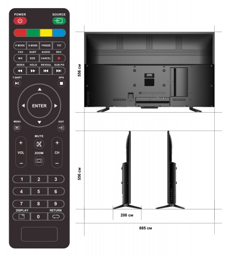 Купить  телевизор econ ex-39 ht 001 b в интернет-магазине Айсберг техники в Орске! фото 2