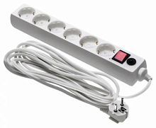 Купить  сетевой фильтр buro 600 sh-16-5-w 5м, white, 6розеток в интернет-магазине iceteh.ru в Орске, Новотроицке, Гае, Домбаровском, Ясном, Адамовке, Кваркено!