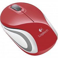 Купить  мышь logitech m187 wireless mouse red-grey mini, usb в интернет-магазине Айсберг техники в Орске!