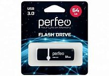 Купить  flash perfeo usb 3.0 64gb c08 black в интернет-магазине Айсберг техники в Орске!