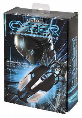 Купить  мышь oklick 855g gyber black/silver optical (2400dpi) usb в интернет-магазине Айсберг техники в Орске! фото 7
