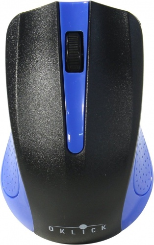 Купить  мышь oklick 485mw black/blue optical (1200dpi) usb в интернет-магазине Айсберг техники в Орске!