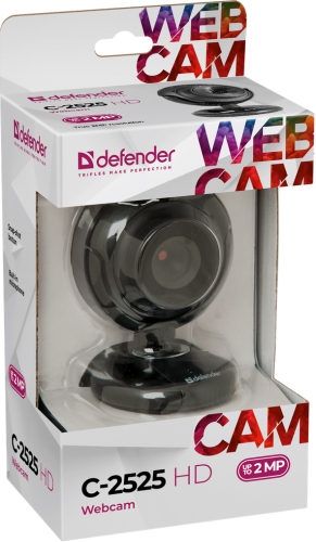 Купить  web camera defender c-2525 hd (63252) в интернет-магазине Айсберг техники в Орске! фото 2