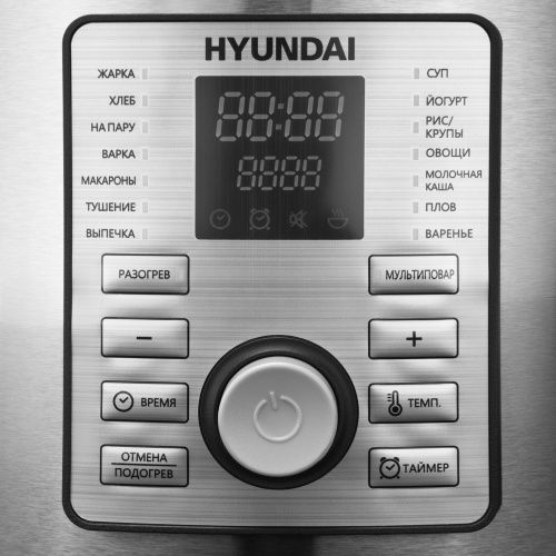 Купить  мультиварка hyundai hymc-1616 серебристый/черный в интернет-магазине Айсберг техники в Орске! фото 2
