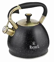 Купить  чайник rashel м-7903 нерж сталь черный 3л в интернет-магазине iceteh.ru в Орске, Новотроицке, Гае, Домбаровском, Ясном, Адамовке, Кваркено!