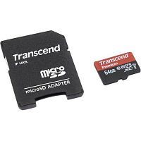 Купить  карта памяти sd-micro 64gb transcend sdxc class 10 uhs-1 (ts64gusdu1) +adapter в интернет-магазине Айсберг техники в Орске!