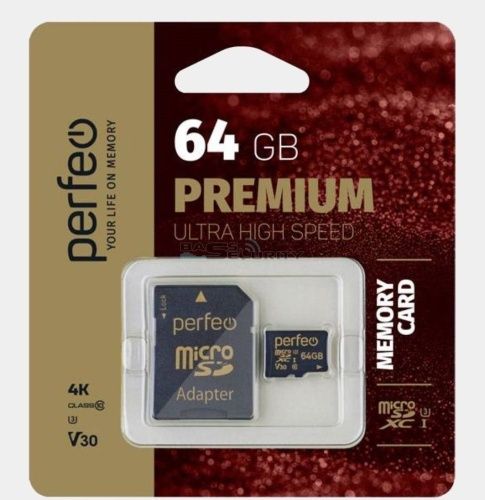 Купить  карта памяти perfeo microsdxc 64 gb high-capacity (class 10) uhs-3 v30 в интернет-магазине Айсберг техники в Орске, Новотроицке, Гае, Домбаровском, Ясном, Адамовке, Кваркено!