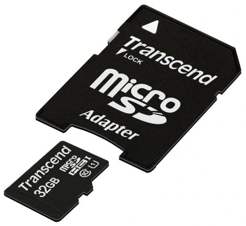 Купить  карта памяти sd-micro 32gb transcend ts32gusdu 1 class10 +adapter в интернет-магазине Айсберг техники в Орске!