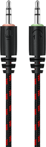 Купить  наушники defender scrapper 500 red+black, кабель 2 м игровые (64500) в интернет-магазине Айсберг техники в Орске! фото 3