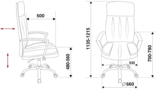 Купить  стулья бюрократ t-8000 sl/bl+gr в интернет-магазине Айсберг техники в Орске! фото 2