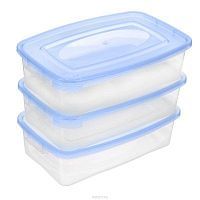 Купить  посуда свч набор контейнеров каскад для свч 3шт 0.7л в интернет-магазине Айсберг техники в Орске!