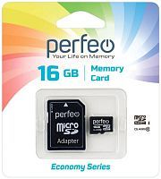 Купить  карта памяти perfeo microsd 16 gb high-capacity (class 10) economy series в интернет-магазине Айсберг техники в Орске!