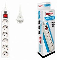Купить  сетевой фильтр buro 600 sh-5-w 5м, white, 6розеток в интернет-магазине Айсберг техники в Орске!
