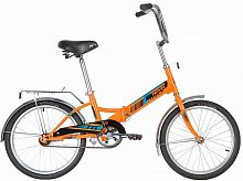 Купить  велосипед novatrack 20" tg 20, 20ftg201.or20 оранжевый, складной, тормоз нож, двойной обод, багажник в интернет-магазине Айсберг техники в Орске!