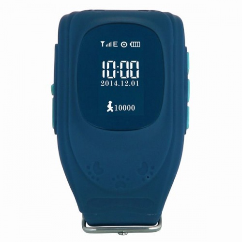 Купить  умные часы детские к 911 кнопка жизни gps-трекер синие в интернет-магазине Айсберг техники в Орске! фото 2